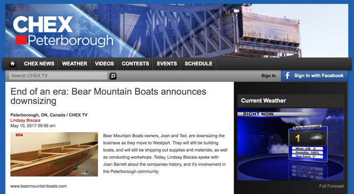 CHEX News Covers the Bear Mountain Workshop Move