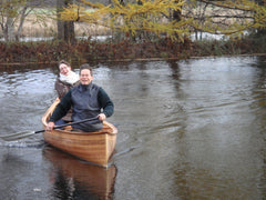 The 12 Month Canoe Season by Jean Gregoire, Notre-Dame des Pins, Quebec, Canada