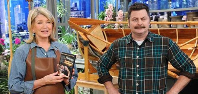 Nick Offerman on Martha Stewart