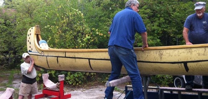 North Canoe Stempieces, Then and Now