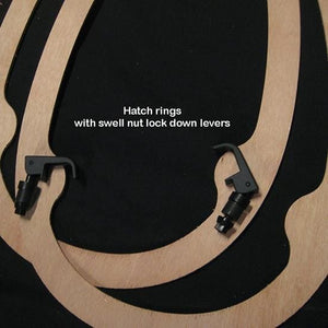 Oval Bow (Forward) Hatch Kit For Kayak